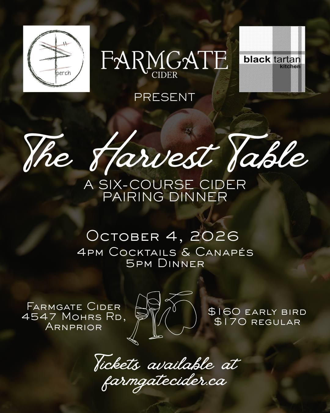 The Harvest Table - Oct 4, 2026 Ticket