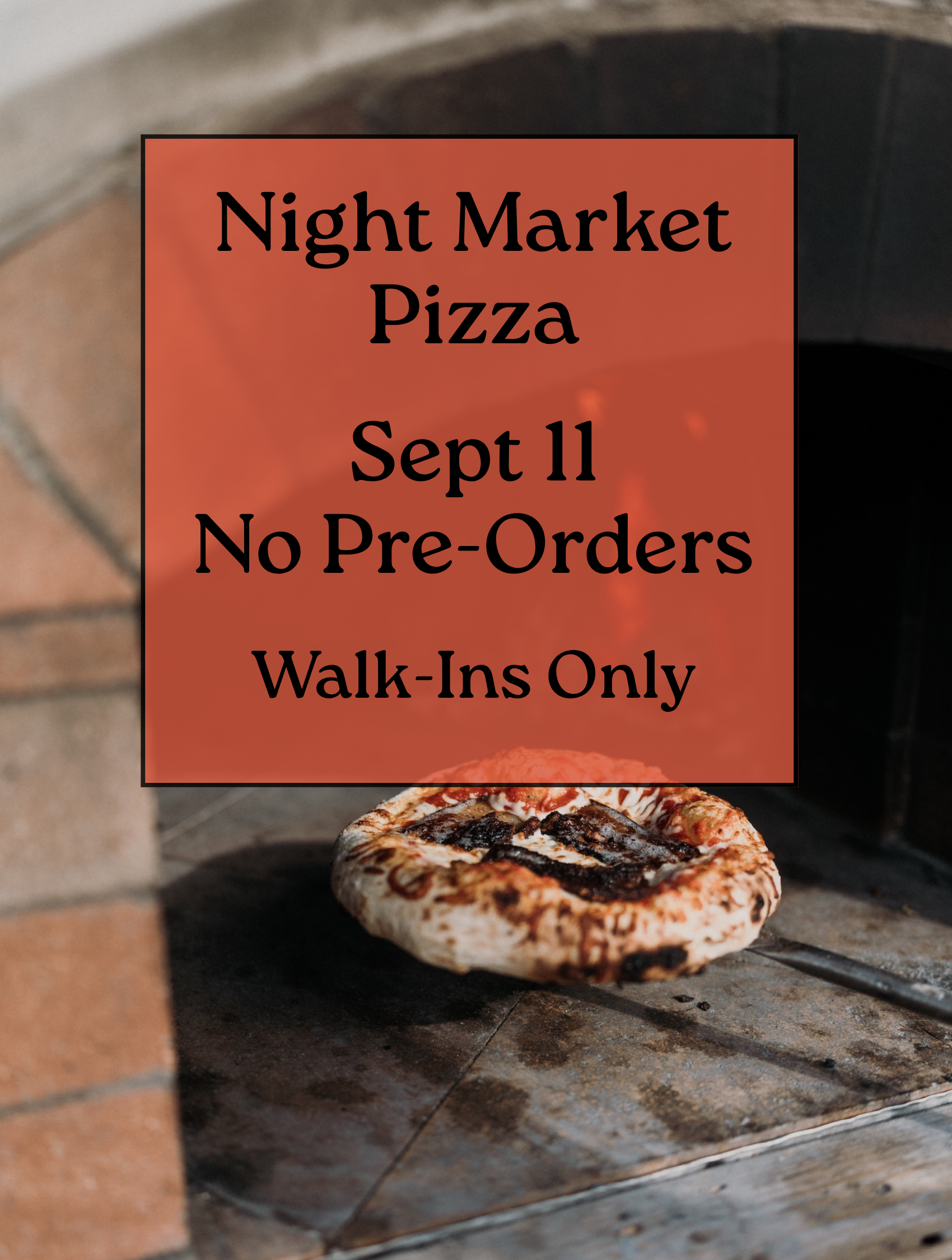 Wood-Fired Pizza