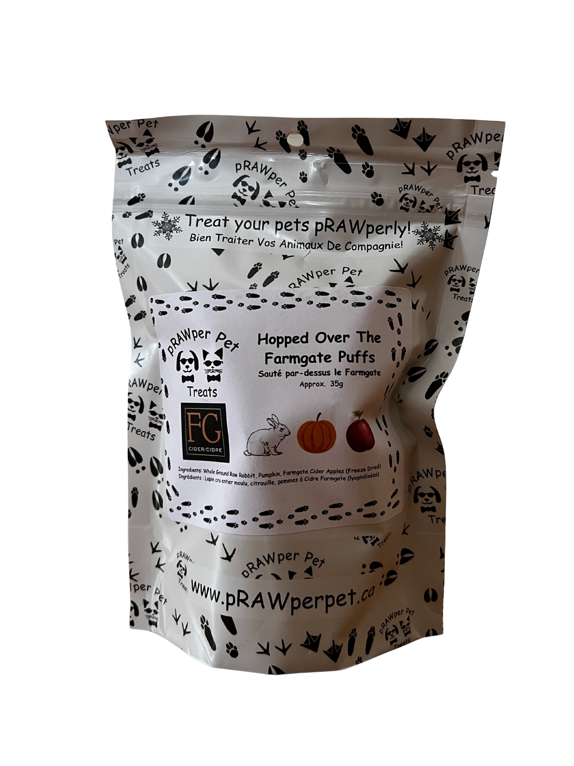 pRAWper Pet Farmgate Puffs Pet Treats
