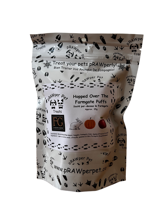 pRAWper Pet Farmgate Puffs Pet Treats